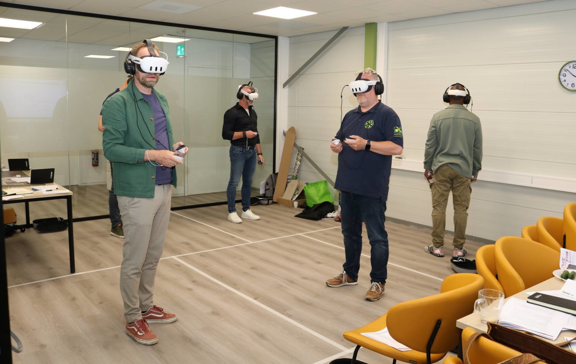 De CODA's en de Taakverantwoordelijken oefenen in VR