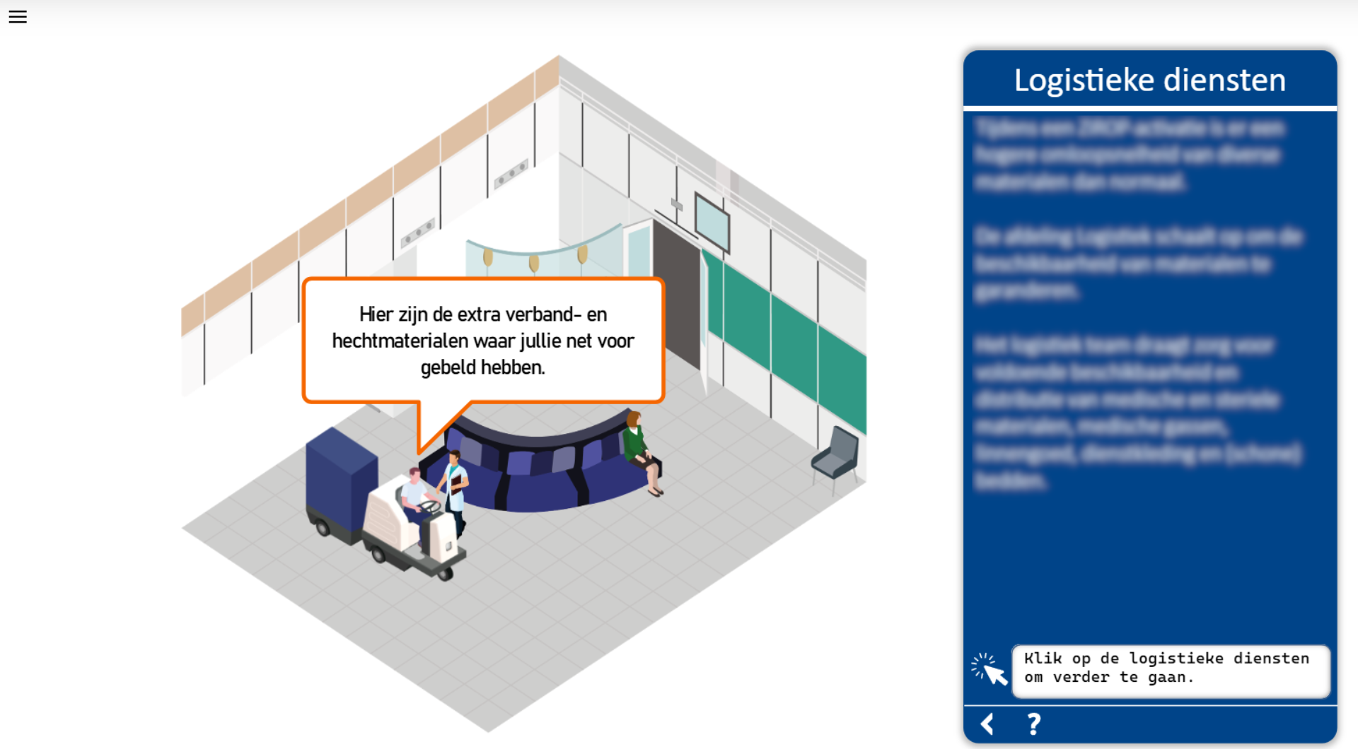 Het was voor het MUMC+ belangrijk dat iedereen zich in de e-learning zou herkennen, dus ook mensen met een niet-medische rol