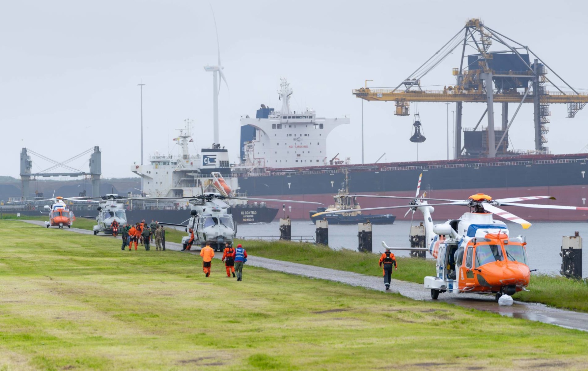 Het was de bedoeling om vier helicopters in te zetten