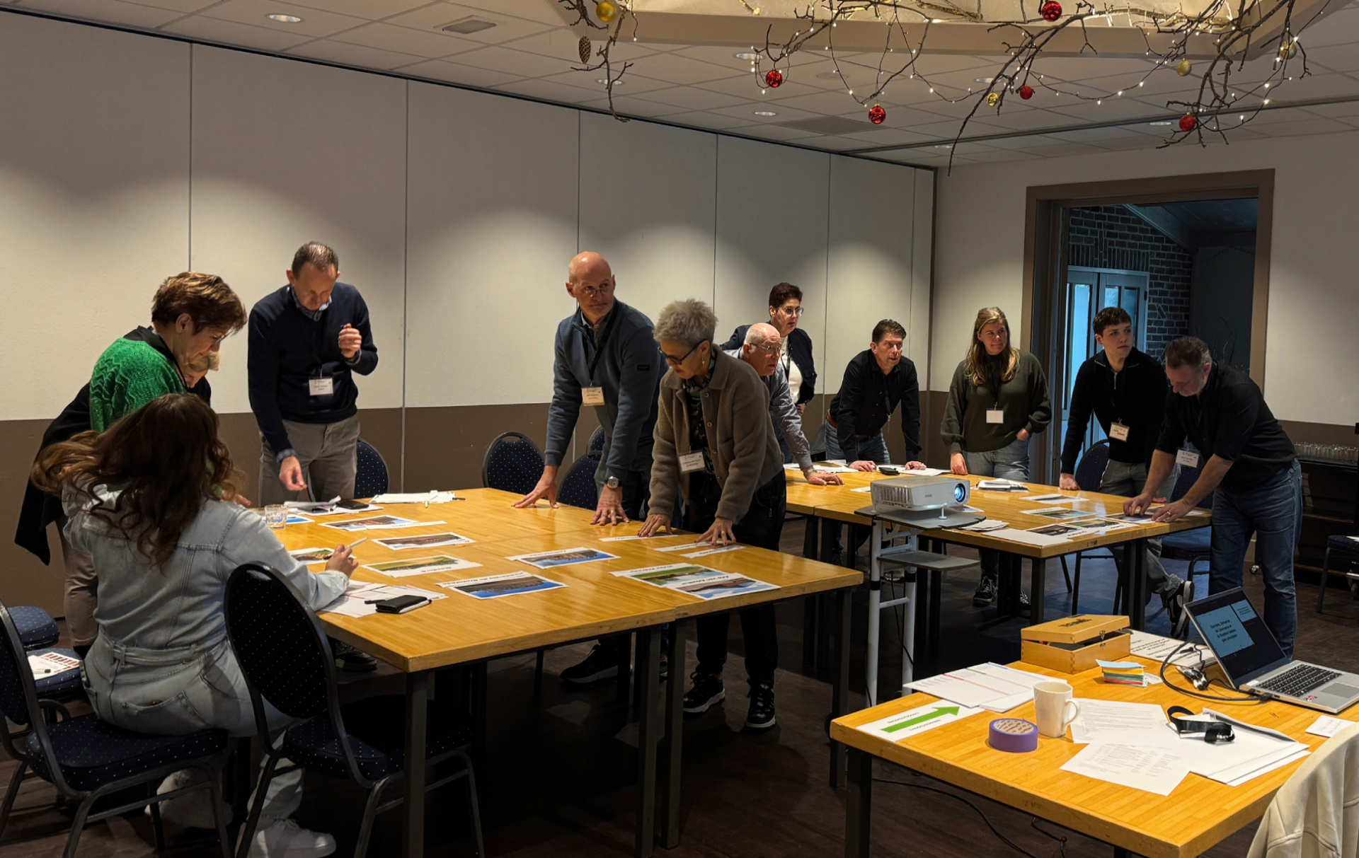 In deze training draaide alles om het verzamelen, samenbrengen en ‘veredelen’ van informatie. Foto's Good Work